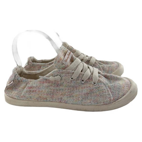Tommy Bahama womens flats size 8.5 multicolored slip on knit sneakers coastal - Picture 1 of 15